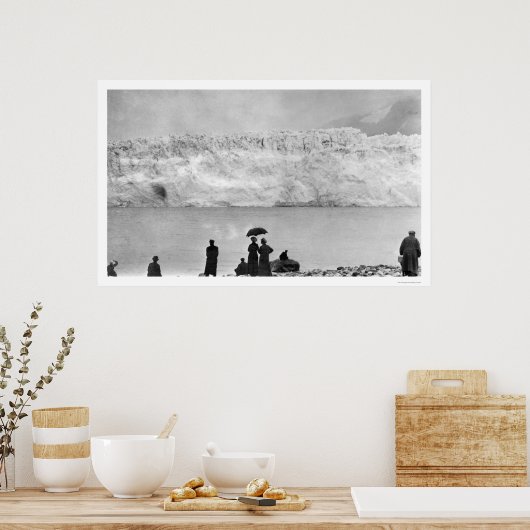 Kindergletsjer Alaska 1908 Poster (Keuken)