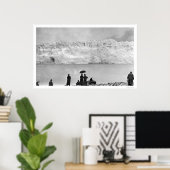 Kindergletsjer Alaska 1908 Poster (Thuiskantoor)