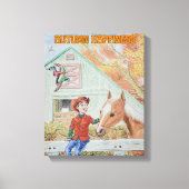 Kinderherfstcanvas Canvas Afdruk (Voorkant)