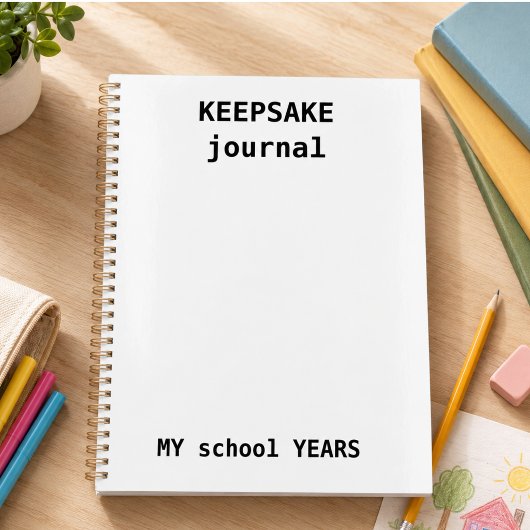 Kinderherinneringsjournaal - Schooljaarherinnering Planner