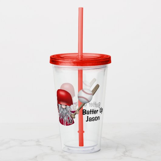 Kinderhonkbalseizoen Acryl Drinkbeker (Voorkant)