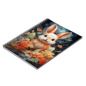 Kinderillustratie Schattig Leuk Zee Konijntje Notitieboek (Linkerzijde)