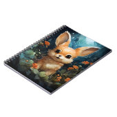 Kinderillustratie Schattig Leuk Zee Konijntje Notitieboek (Linkerzijde)