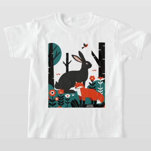 Kinderillustratie T-shirt (Laagn)