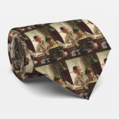 Kinderjongen Krantenjournalisten, schrijver Stropdas (Opgerold)