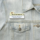 Kinderjongen meisjesnaam ID Identificatie personal Naamplaatje (In situ)