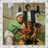kinderjongens Sport Baseball Player Game Legpuzzel