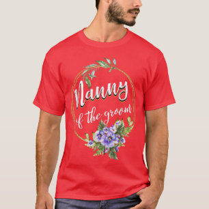 Kinderjuffrouw van de bruidegom trouw bachelor par t-shirt
