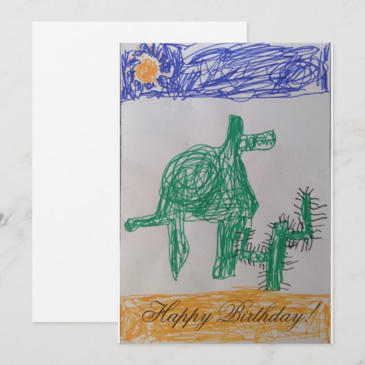 Kinderkaart Kaart (Voorkant / Achterkant)