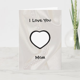 Kinderkaart voor Moederdag die ze kunnen inkleuren Kaart