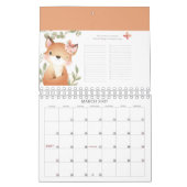 Kinderkalender met agenda kalender (Mar 2027)