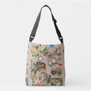 Kinderkamer Alice Kleurig Klassiek Wonderland 1800 Crossbody Tas