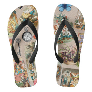 Kinderkamer Alice Kleurig Klassiek Wonderland 1800 Teenslippers
