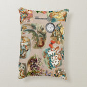 Kinderkamer Alice Kleurrijk 1800s Klassieke Wonder Accent Kussen (Achterkant (Verticaal))
