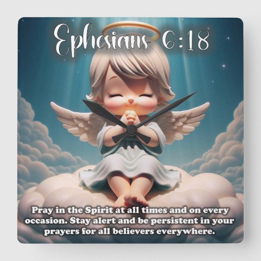 Kinderkamer Christelijke klok (Voorkant)