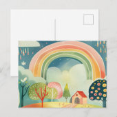 Kinderkamer Kunstontwerp Briefkaart (Voorkant / Achterkant)