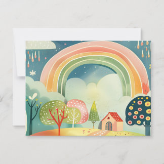 Kinderkamer Kunstontwerp Briefkaart