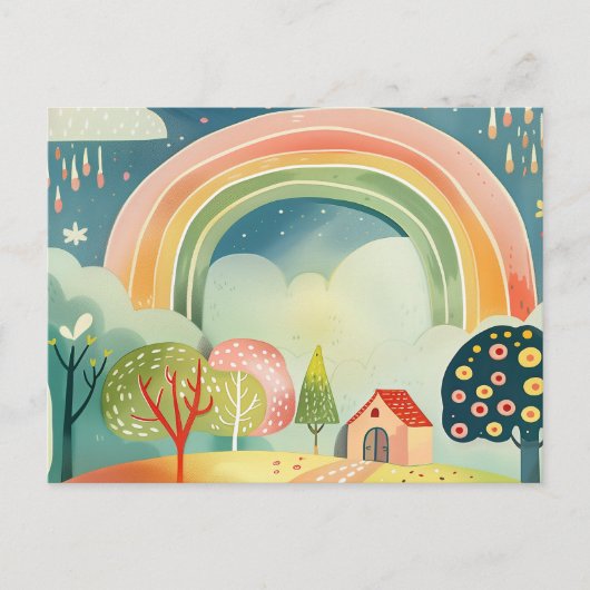 Kinderkamer Kunstontwerp Briefkaart (Voorkant)