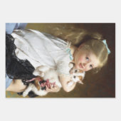  kinderkamer meisje kitten decoupage inpakpapier vel (Voorkant 3)