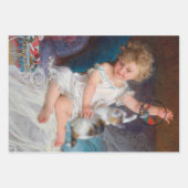  kinderkamer meisje kitten decoupage inpakpapier vel (Voorkant 2)