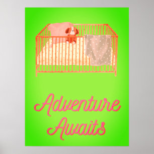 Kinderkamer Muur Kunstprint Avontuur Wacht Poster