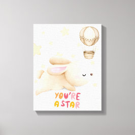 Kinderkamer muurdecoratie - Canvasprint - Jij bent Canvas Afdruk