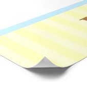 Kinderkamer muurdecoratie met hete luchtballon poster (Hoek)