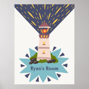 Kinderkamer muurdecoratie voor kinderen met vuurto poster