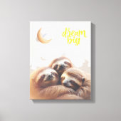 Kinderkamer muurkunst - Canvasprint - Droom groot Canvas Afdruk (Voorkant)