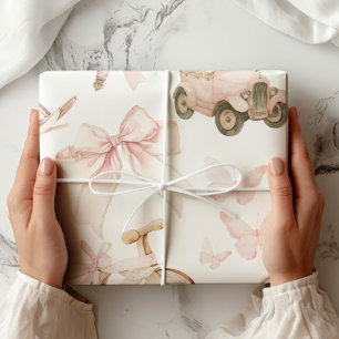  kinderkamer roze meisje cadeaupapier