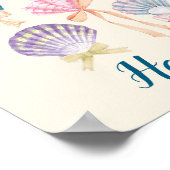 Kinderkamer Schelp Coquette Print (Hoek)