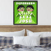 Kinderkamer Superheld Kunst Canvas Afdruk (Insitu (Slaapkamer))