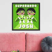 Kinderkamer Superheld Kunst Canvas Afdruk (Insitu (Woonkamer))