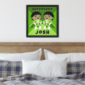 Kinderkamer Superheld Kunst Canvas Afdruk (Insitu (Slaapkamer))