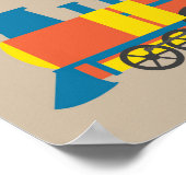 Kinderkamer Trein Print (Hoek)