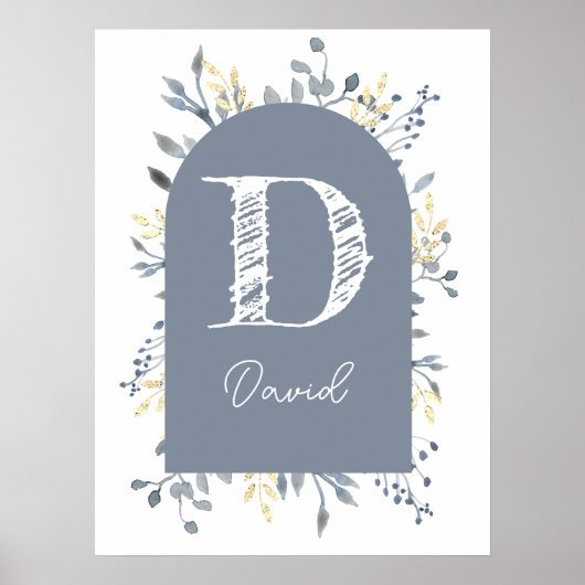 kinderkamer voor jongen poster (Voorkant)