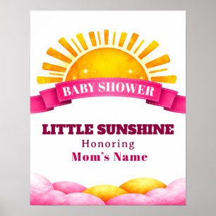 Kinderkamer wand focusstuk voor rustige babyhoek poster