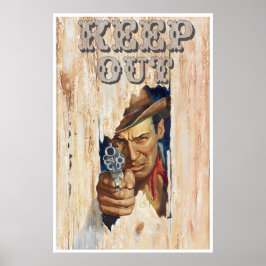 Kinderkamerposter Cowboy Kunst Westerse Print Voor