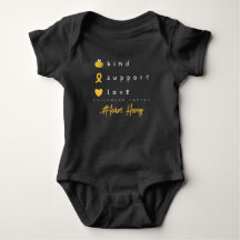 kinderkanker aangepaste Baby Bodysuit One-Piece