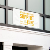 kinderkanker aangepaste banner Outdoor teken (Buitenkant Gebouw)
