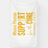 kinderkanker aangepaste banner Outdoor teken (Verticaal)