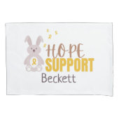 kinderkanker Aangepaste hoop Kussensloop (Voorkant)