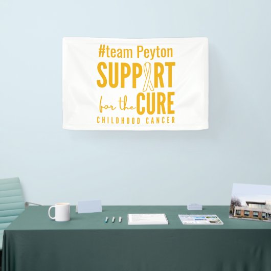 kinderkanker aangepaste naam ondersteuning Banner  (Beurs)