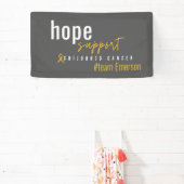 kinderkanker Aangepaste #team naam Banner (Insitu)
