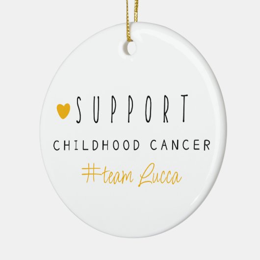 kinderkanker. Aangepaste #team naam Ornamenten (Links)