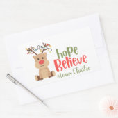 kinderkanker. Aangepaste #team naam Stickers (Envelop)
