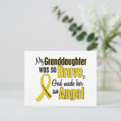 Kinderkanker ANGEL 1 kleindochter Briefkaart (Staand voorkant)