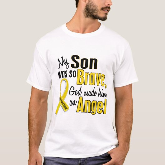 Kinderkanker ANGEL 1 Zoon T-shirt (Voorkant)