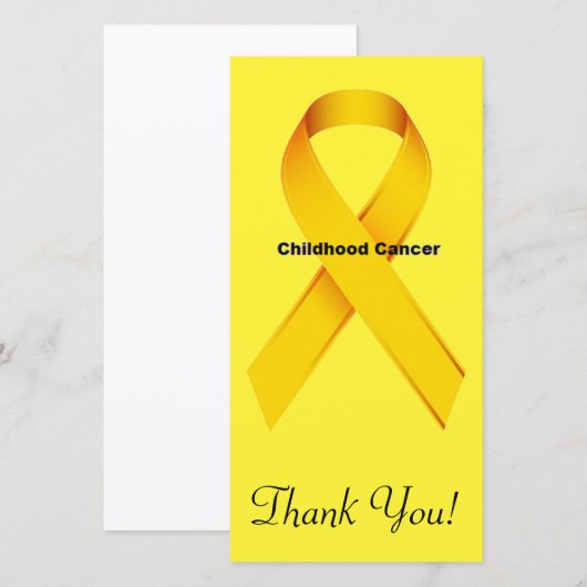 Kinderkanker Bedankkaart (Voorkant / Achterkant)