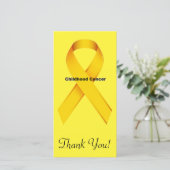 Kinderkanker Bedankkaart (Staand voorkant)